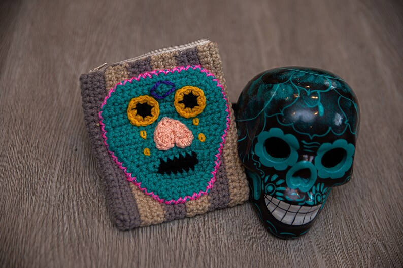 sugar skull purse