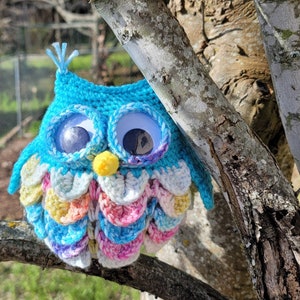 Owl Eyeglass Holder Crochet Pattern, Back to School Teacher Gifts