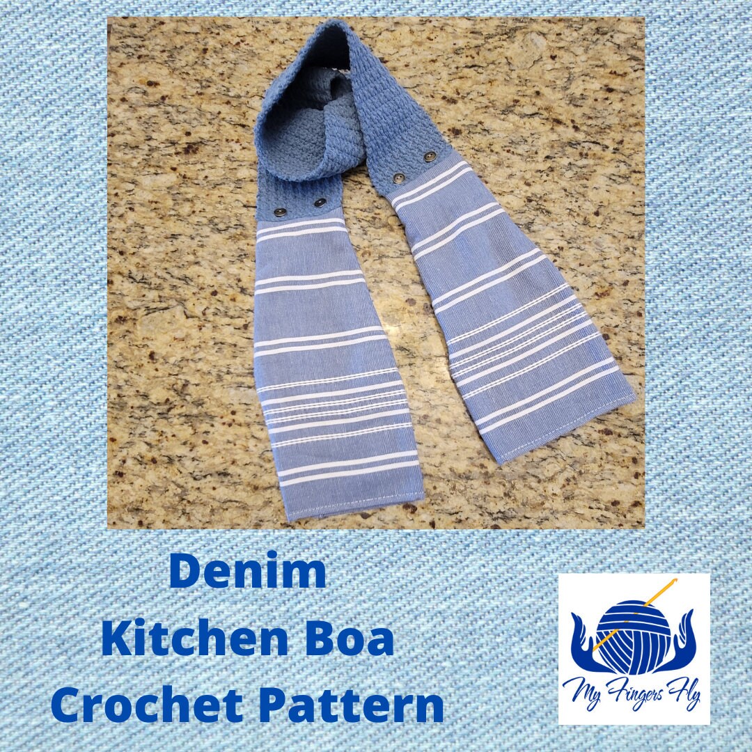 Gumbo Pattern Kitchen Towel Boa - Customization Available