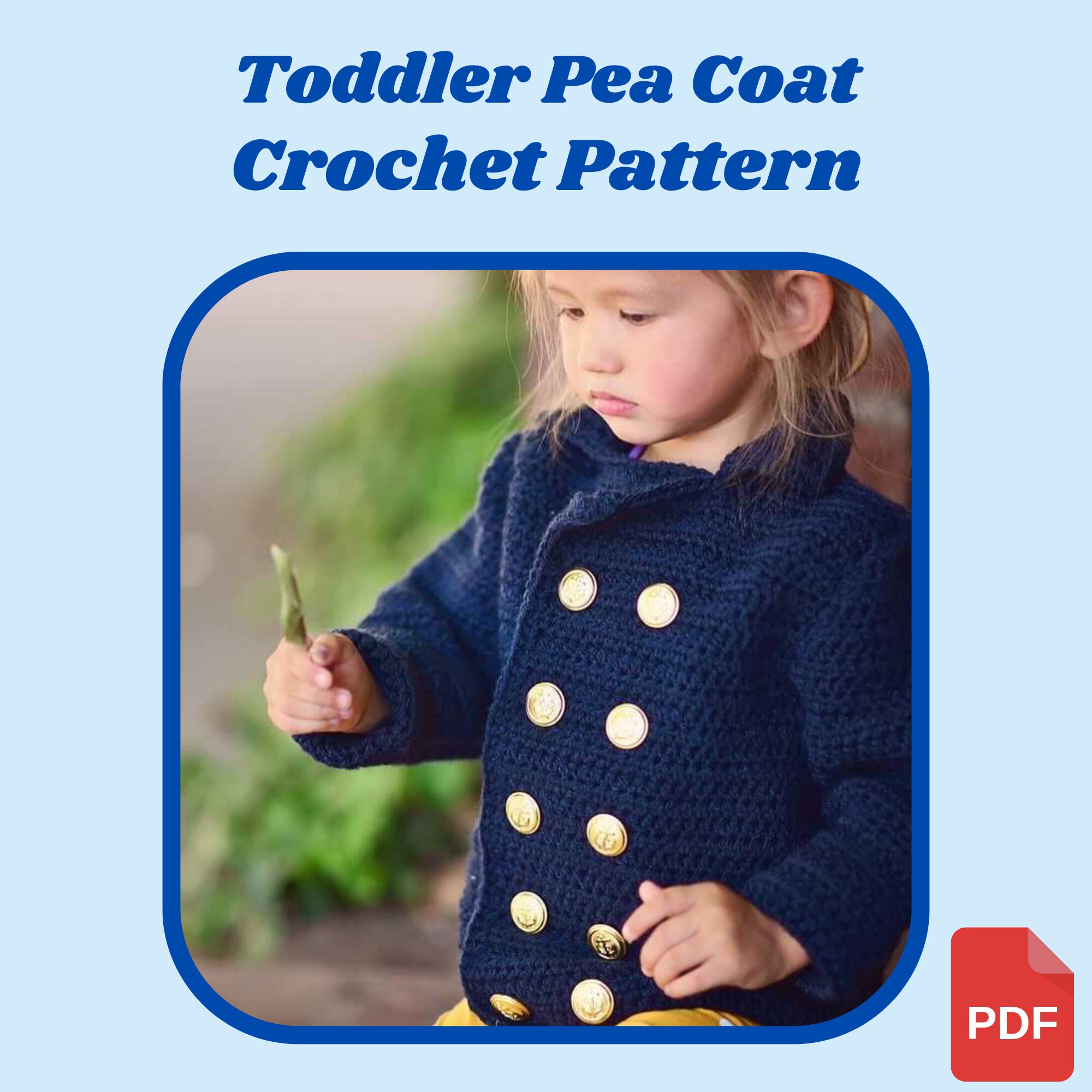 Pea coat shop sweater