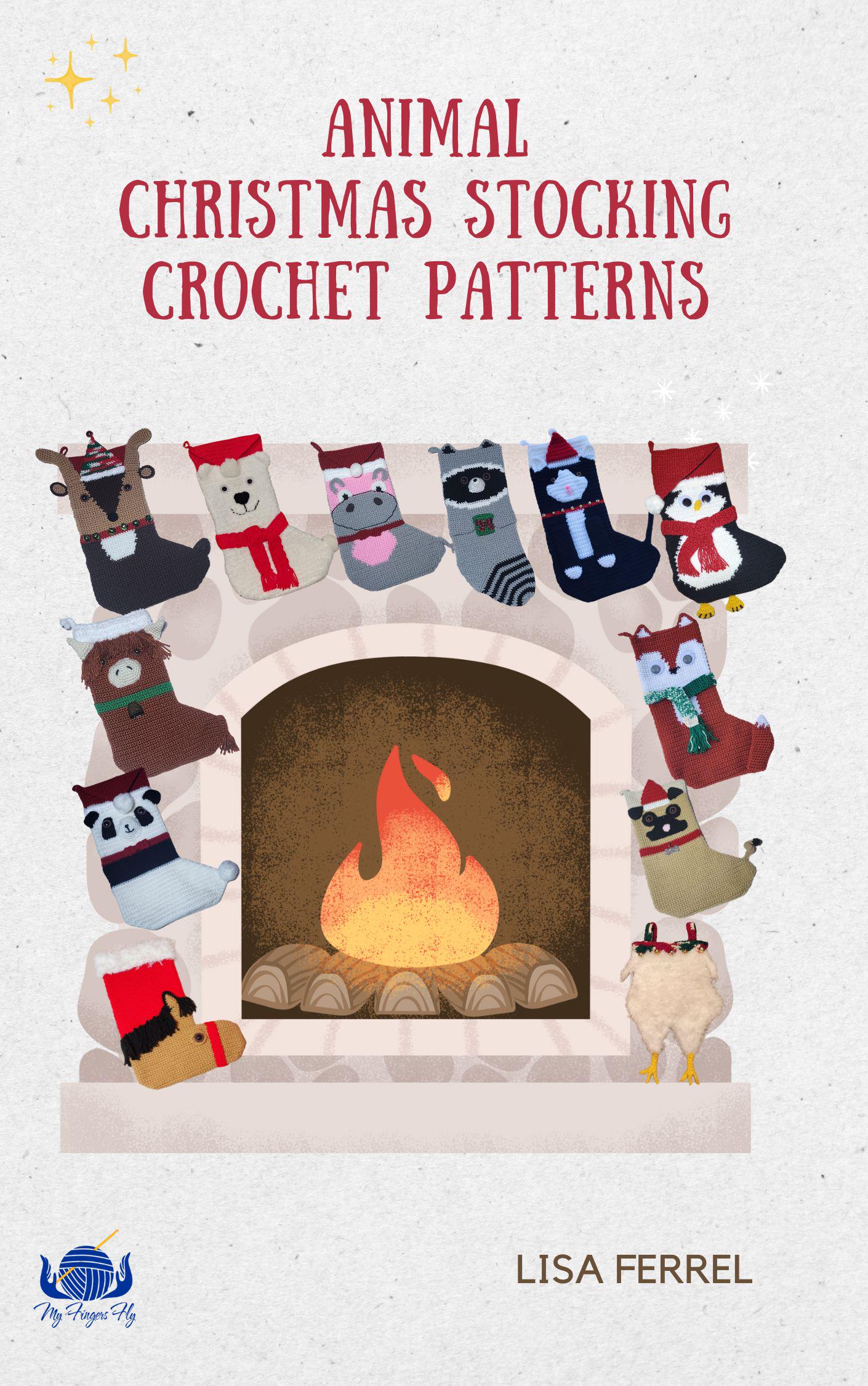 39 Christmas Stocking Crochet Patterns for Handmade Holiday Keepsakes 38 Animal Crochet Christmas Stocking Patterns Ebook: 12
