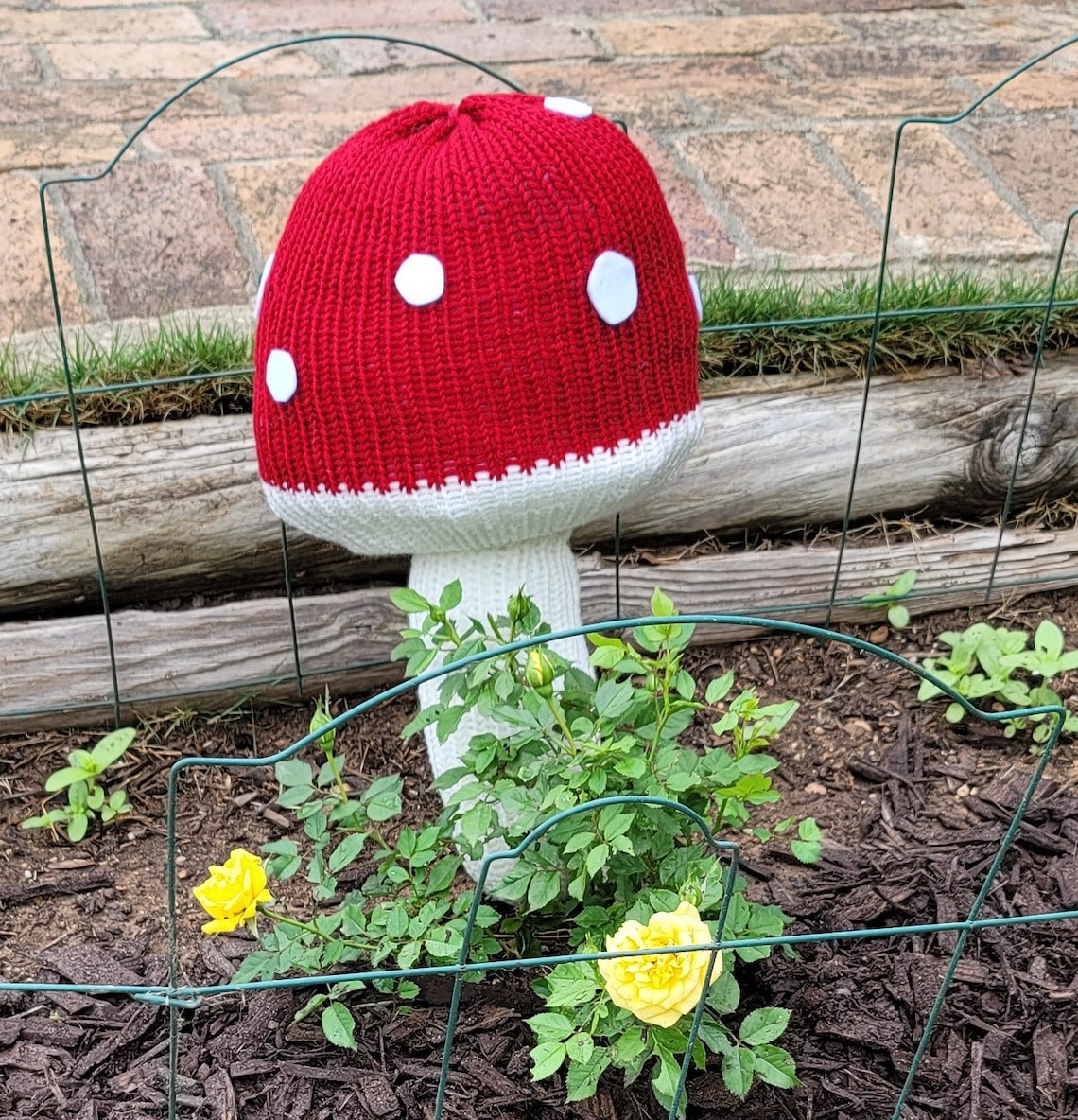 Addi Knitting Machine Pattern Mushroom Pillow Pattern for Etsy