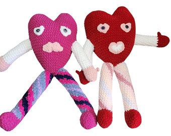 Heart Doll, Handmade Gift, Heart Plush Toy