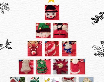 Crochet Pattern Book, Christmas Gift Bag Crochet Patterns Ebook, Christmas Gifts