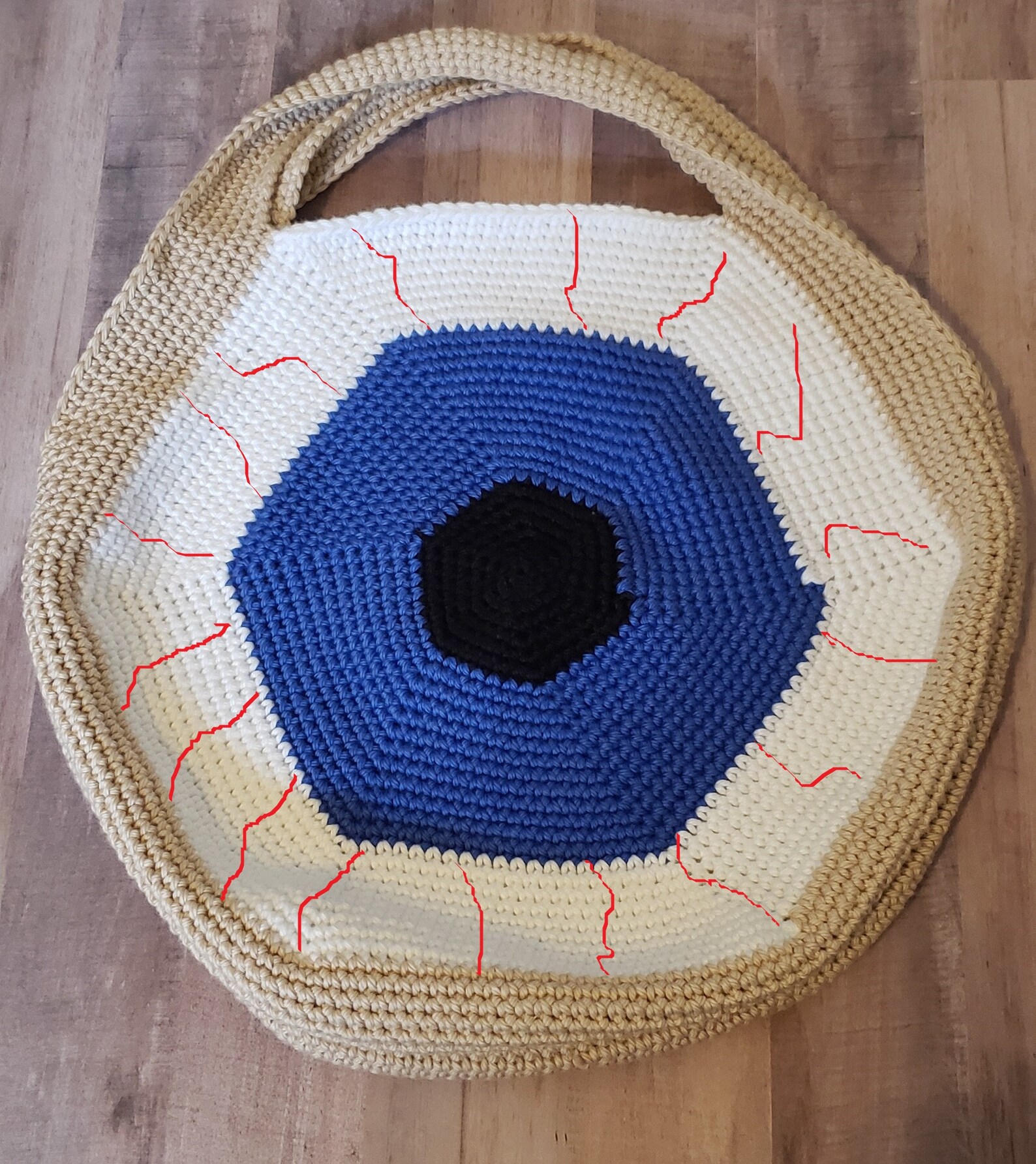 Eyeball Bowling Ball Bag Crochet Pattern Etsy