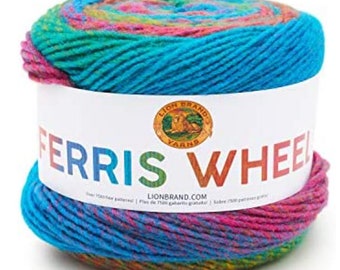 Lion Brand Yarn, Ferris Wheel, Colorway Sprinkles