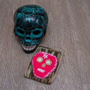 sugar skull purse