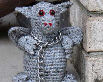 Gargoyle Halloween Amigurumi Crochet Pattern: Digital Plush Doll PDF