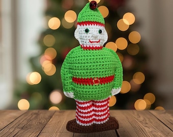Elf Doll, Handmade Crochet - Handmade Christmas Gift