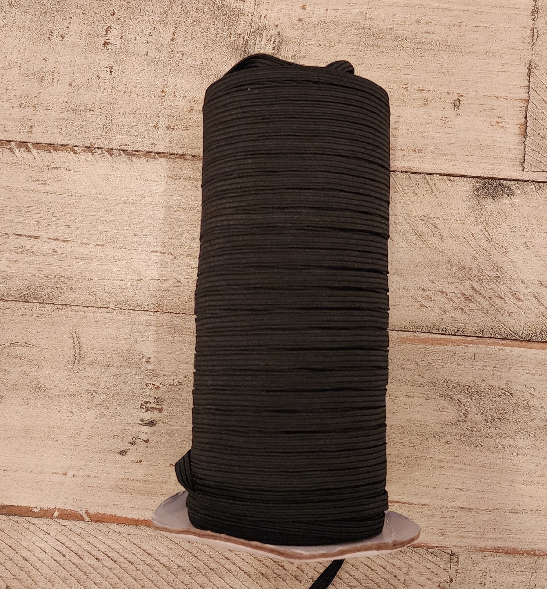 Black Elastic 3/16