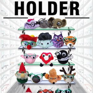 Crochet Pattern Book, Eyeglass Holder Stand Crochet Patterns, Amigurumi Crochet Patterns