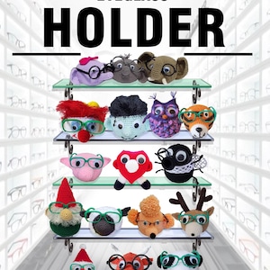 Crochet Pattern Book, Eyeglass Holder Crochet Patterns Ebook, 17 Adorable Eyeglass Holder Patterns, Crochet Home Decor