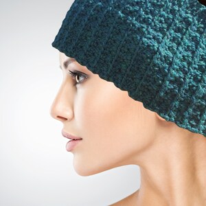 Wollen oorwarmer dames, handgemaakte gehaakte oorwarmer, winterhoofddeksels