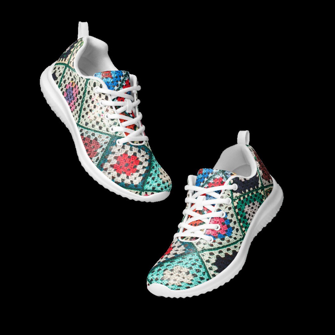 Grandma Nana Pattern Print Sneaker Shoes For Men Women