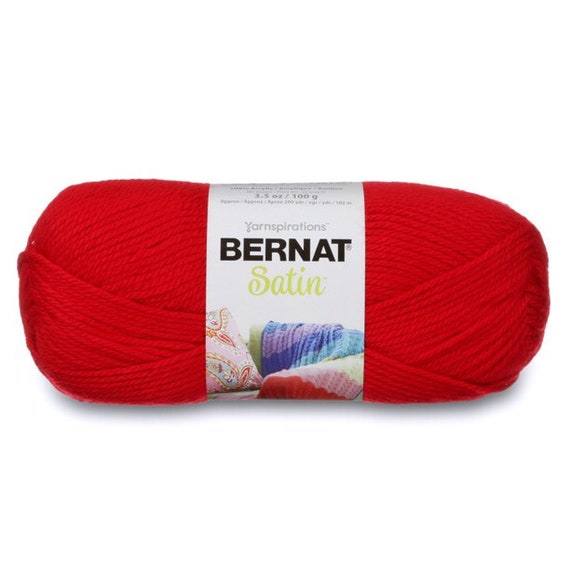 Bernat Satin Worsted Weight Yarn the Softest Touch 7 Colorways Available Etsy