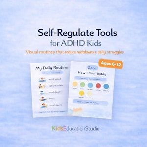 Zestaw narzędzi do uspokajającej rutyny ADHD: wykorzystanie struktury wizualnej, aby pomóc dzieciom w samoregulacji codziennego życia