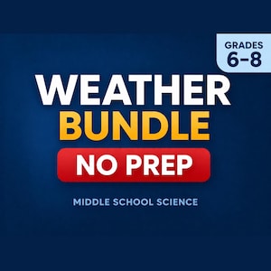 Weather STEM Bundle Grades 6-8 Earth Science Curriculum Hurricane Lab Activities Emergency Decision Scenarios