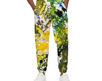 イエローグリーン ユニセックス トラックパンツ - Etsy 日本