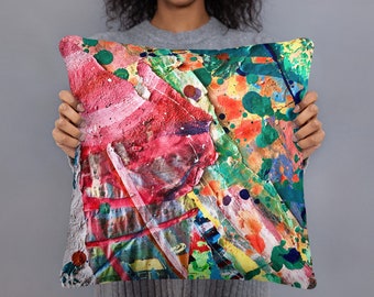 Pink Sun Pillow