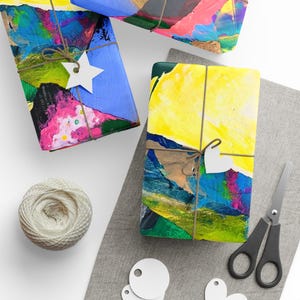 Yellow Sun Gift Wrap