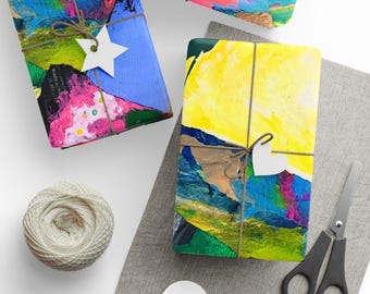 Yellow Sun Gift Wrap