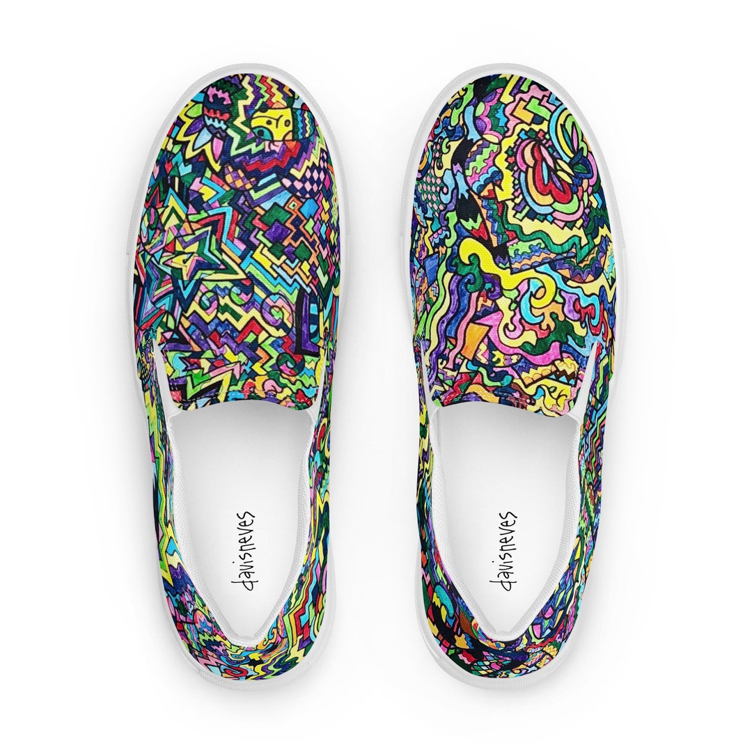 Scarpe in tela da donna pop anni '90 Italia