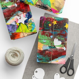 Yellow Moon Gift Wrap