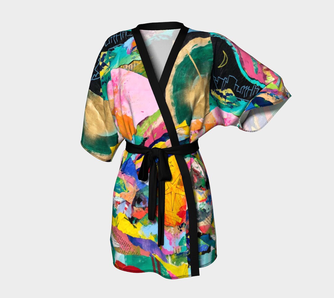 Gold Sun Kimono Robe - Etsy