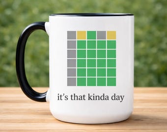 Wordle Lover Gift Ceramic Coffee Mug Perfect Wordle Birthday Gift, Ideal for Teachers