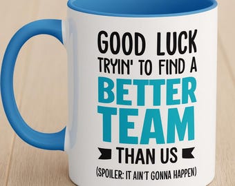 Grappige collega die cadeau gaat, weggaat cadeau voor collega die weggaat mok, afscheidscadeau voor collega vaarwel, collega verlaat 11 oz mok