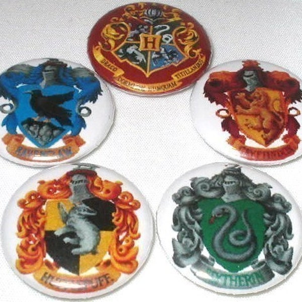 Harry Potter House Buttons