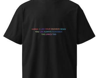 Unisex organic oversized high neck t-shirt