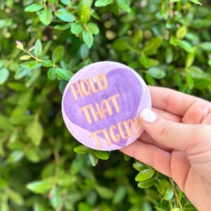 HOLD THAT TIGER, purple/orange - Clemson Gameday Pin
