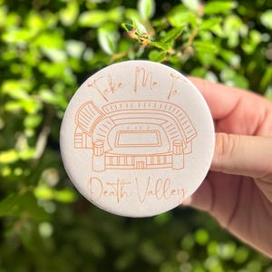TAKE ME to Death Valley, Orange - Clemson Gameday-pin