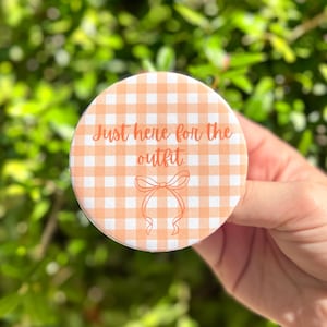 HERE 4 THE FIT, oranje - Clemson Gameday-pin