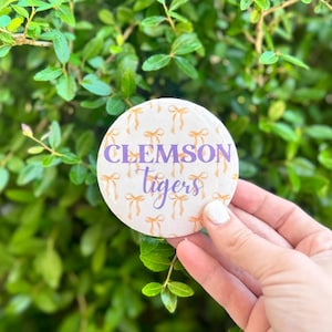 CLEMSON TIGER, BOW - Clemson Gameday Pin
