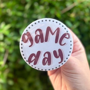 GAMEDAY, GARNET/ZWART - Carolina Gameday-pin