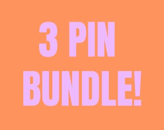 Clemson Pin Bundle - 3 Piece Set
