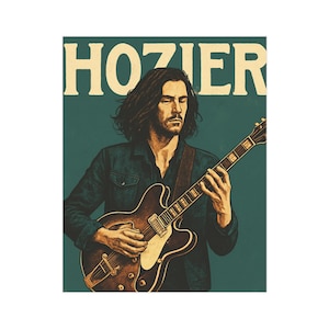 Hozier Concert Art Print - Musician Wall Decor - Vintage Style Concert Poster
