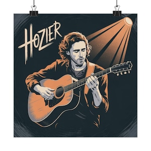 Hozier Music Poster - Retro Room Decor, Wall Art, Music Fan Gift, Minimalist Wall Poster, Room Decoration, Home Decor,