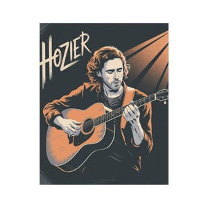 Hozier Poster Print Music Artist, Wall Art, Home Decor, Bedroom Decor, Gift for Music Lover, Music Wall Decor