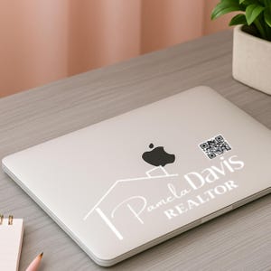 Real Estate Decal, Custom Realtor Decal for laptop, Car, Personalized Realtor Logo Decal, Real Estate Agent Sign, Realtor Decal, Business