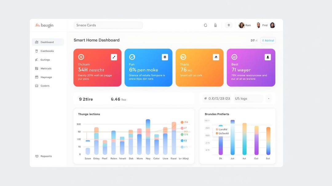 Saas Dashboard UI Design | Modern Admin Panel Template (figma/xd/psd ...