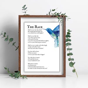 The Race - A Poem of Reciprocated Love | Poetry Digital Download