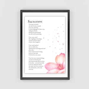 Salvation - A Poem of Healing Love | Poetry Digital Download