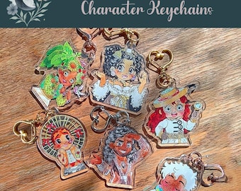 Chaveiros Date Everything! de 6,35 cm - NOVOS Personagens
