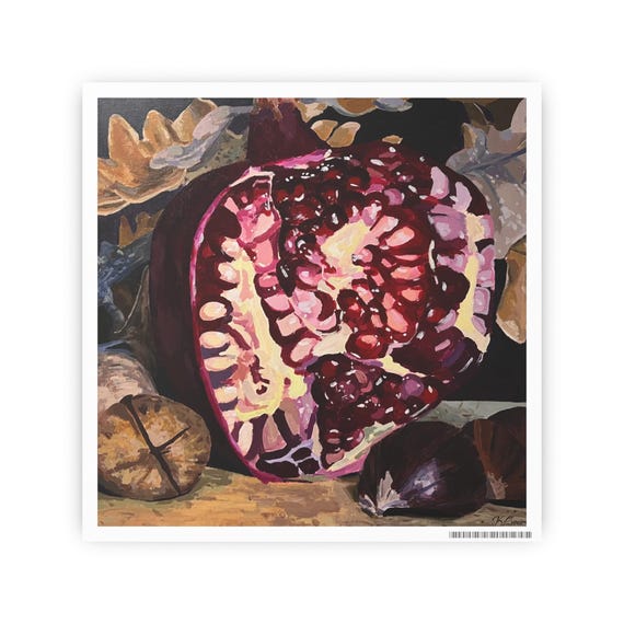 ザクロの静物画 - Etsy 日本