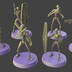 5 x bx-commando droid-proxy - Star Wars Legion Shatterpoint-compatibele Warblade