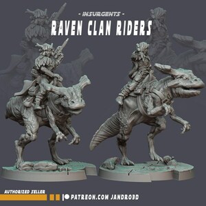 2 x  insurgents raven clan riders-star wars legion compatible jandro3d