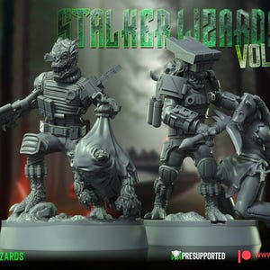 2 trandoshan Hunters Proxy Star Wars Legion RPG Shatterpoint compatible WarBear